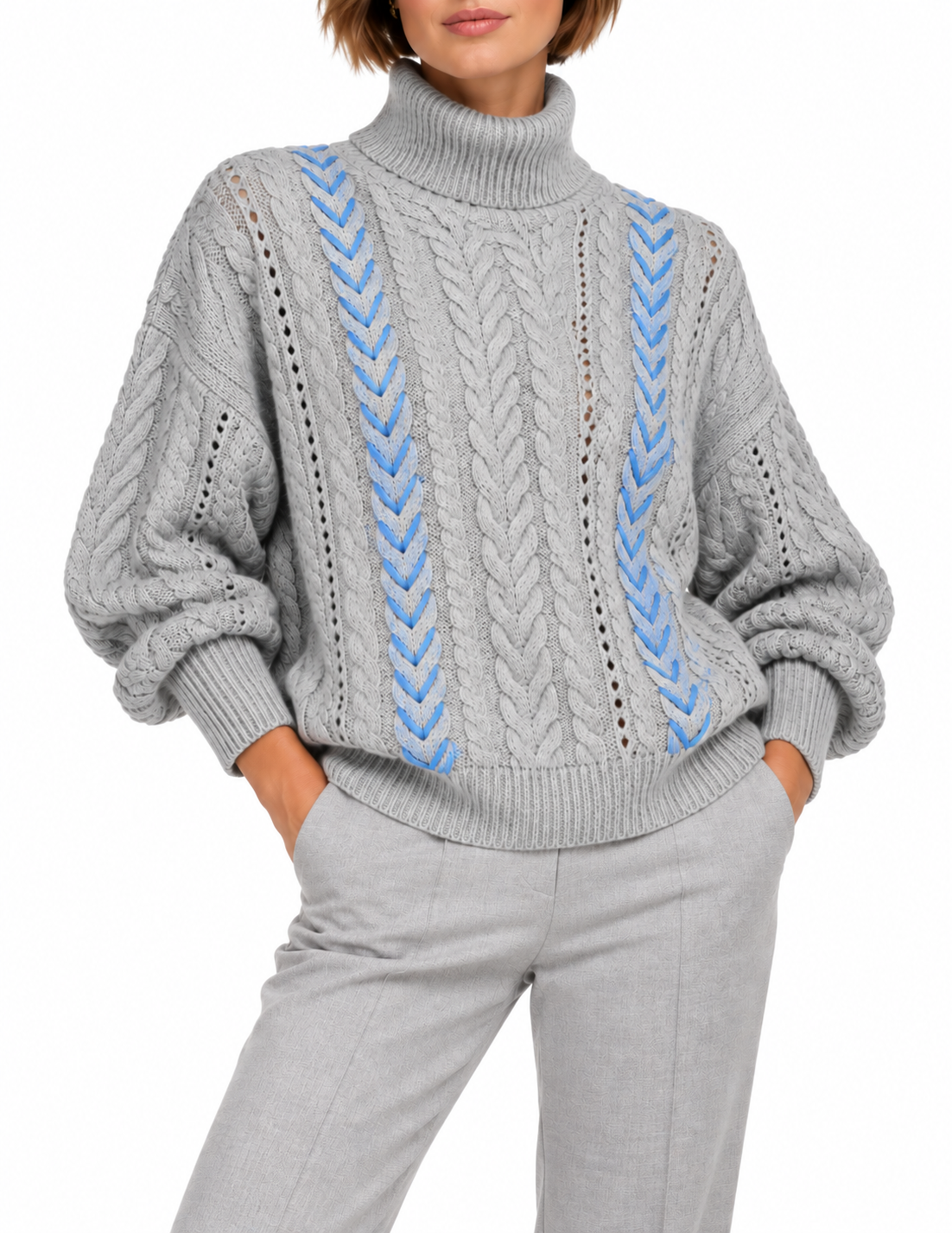 Blue Chevron Cable