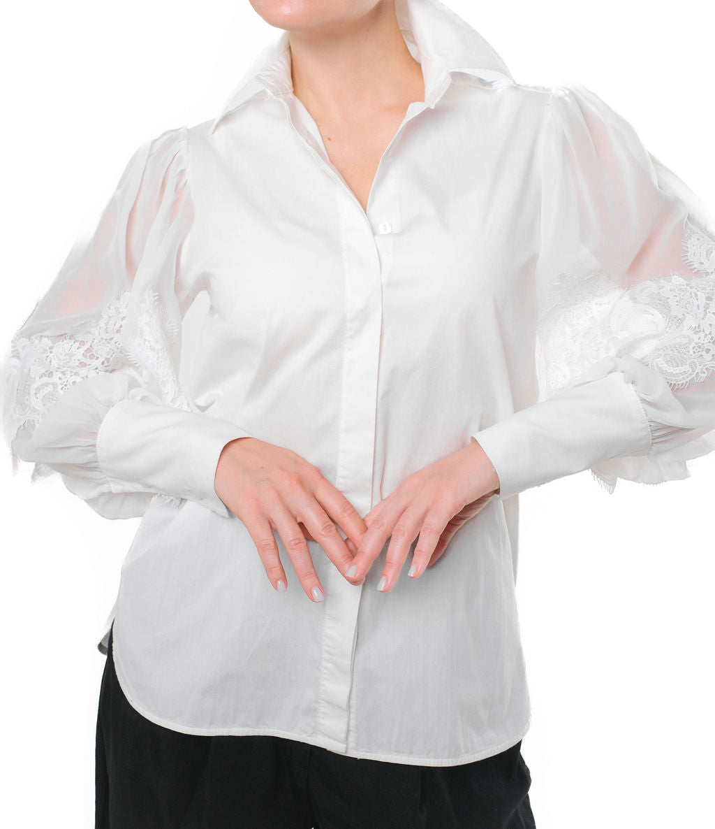 Sheer Lace Sleeve