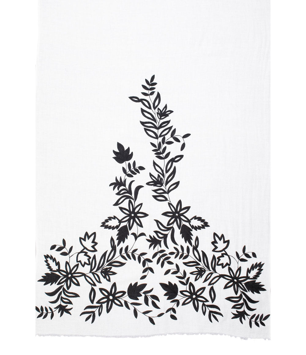 White Womens Shawls - jodirose.com