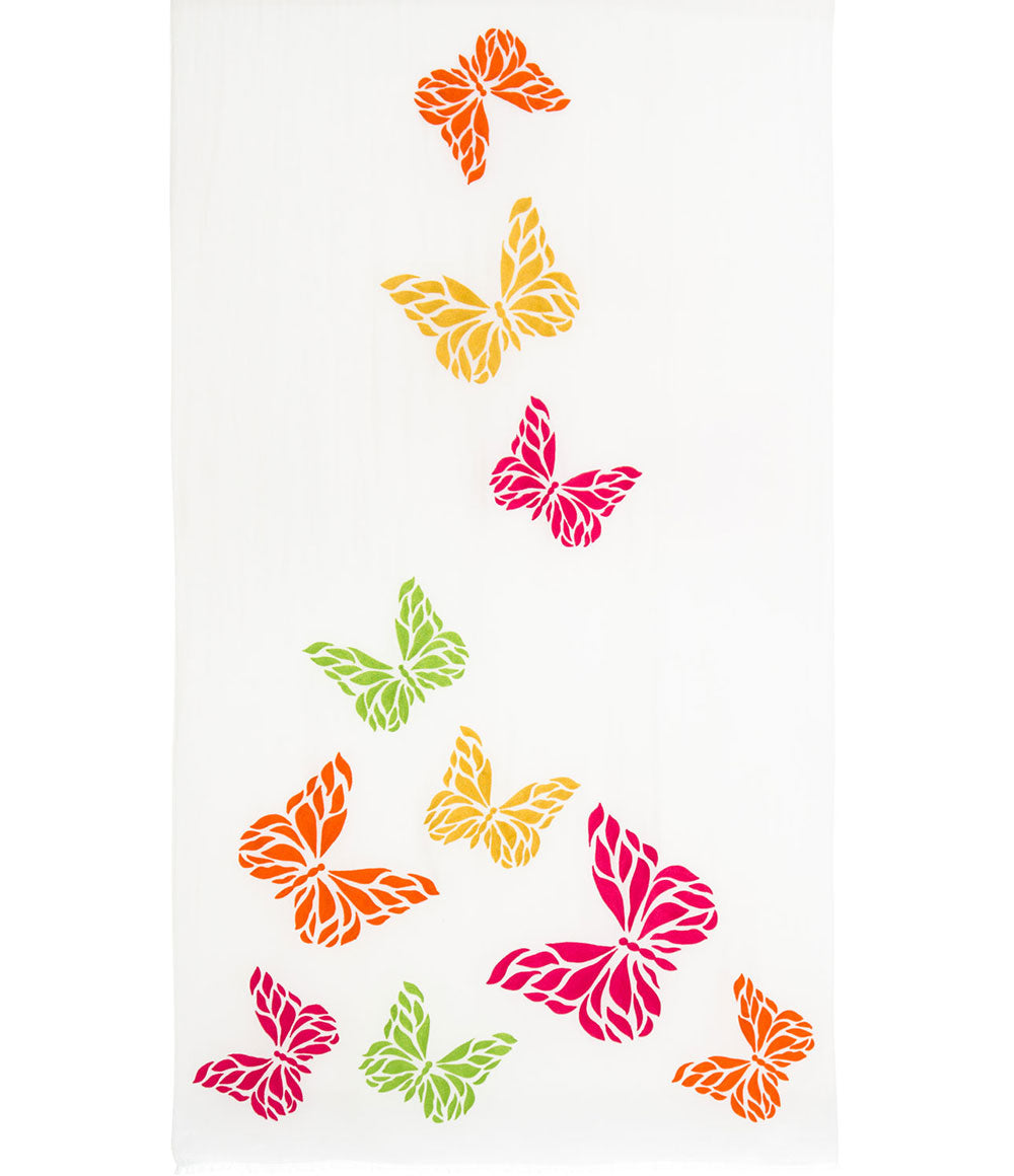 White Womens Shawls - jodirose.com