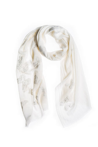 White Womens Shawls - jodirose.com