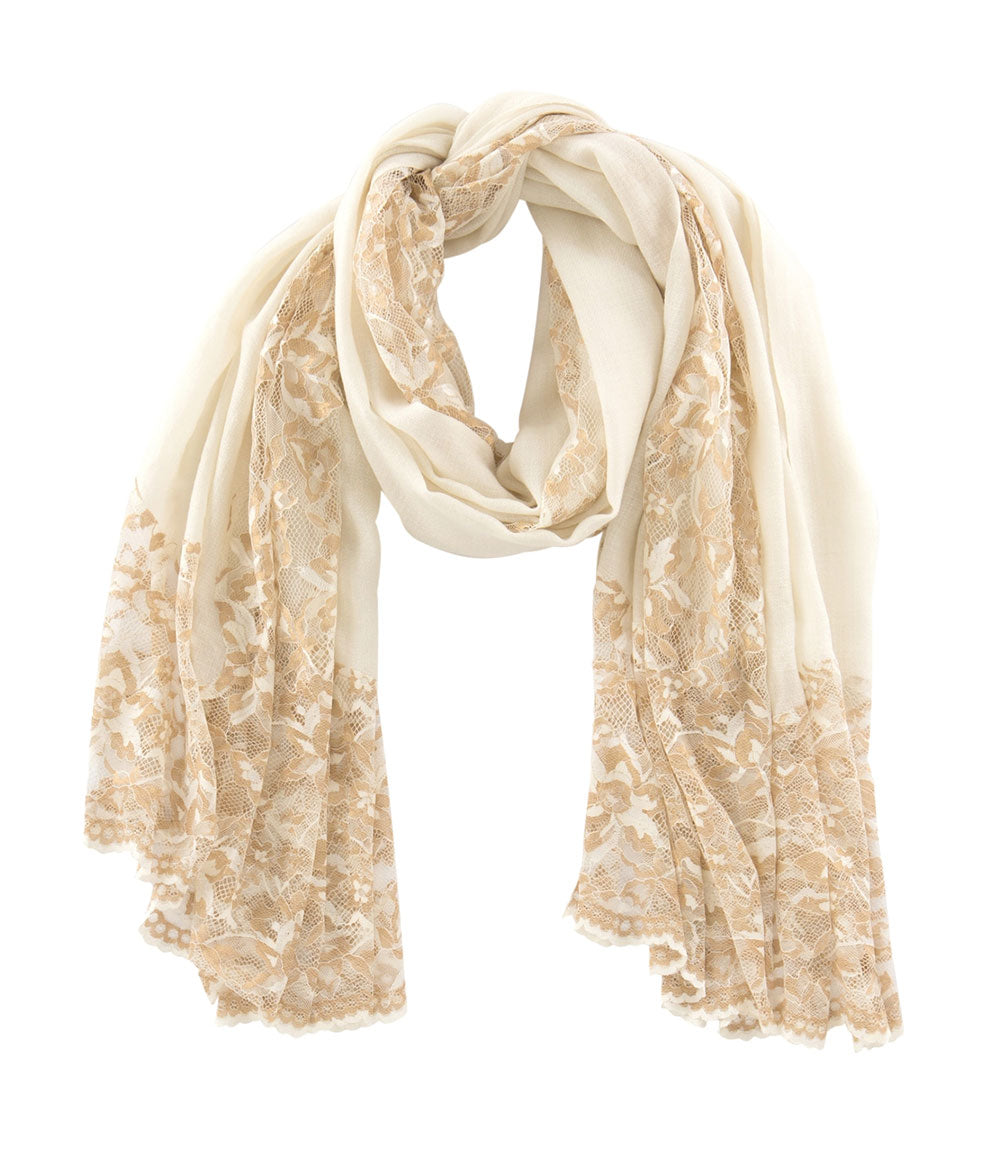 Ivory Womens Shawls - jodirose.com