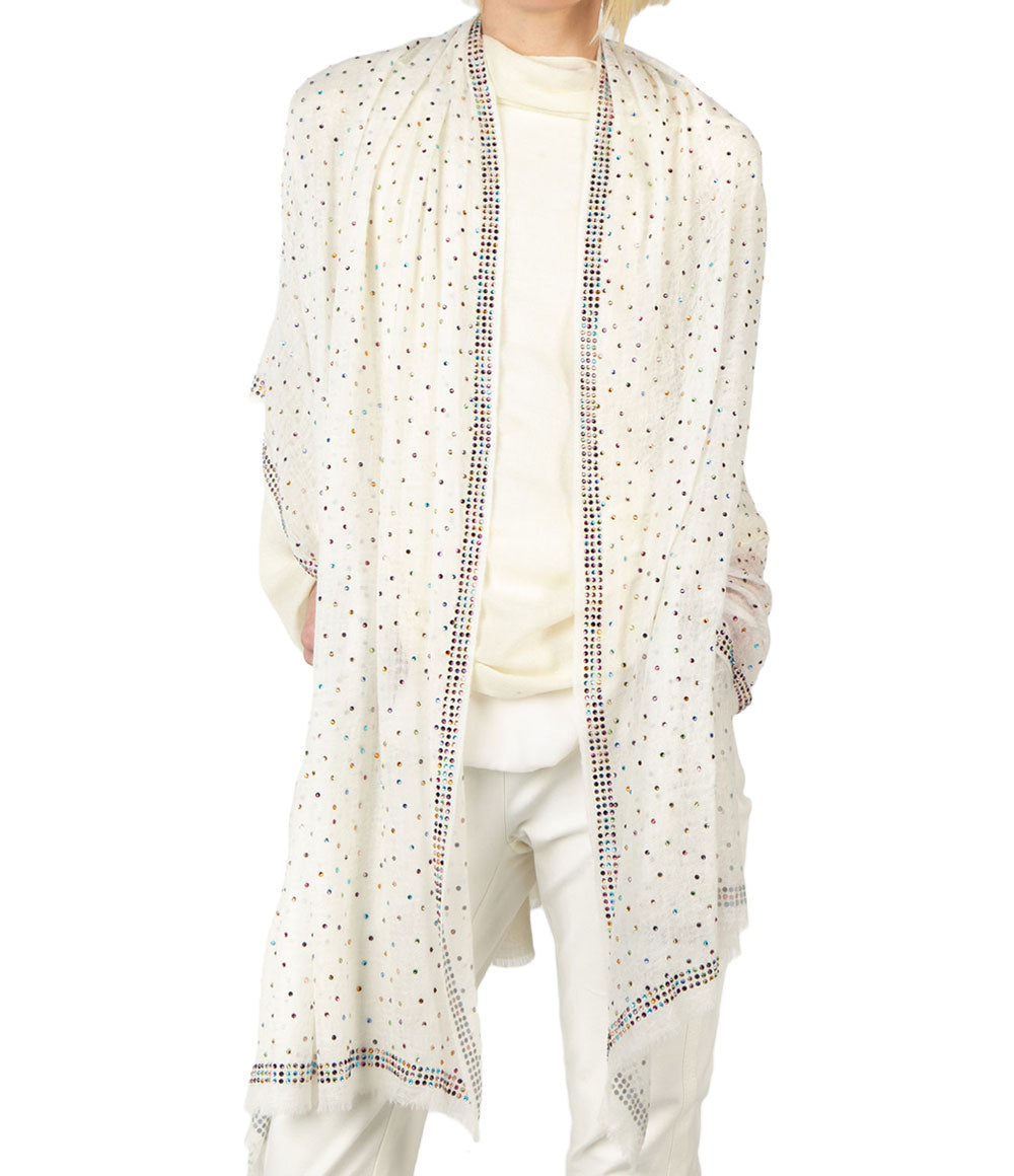 Ivory Womens Shawls - jodirose.com