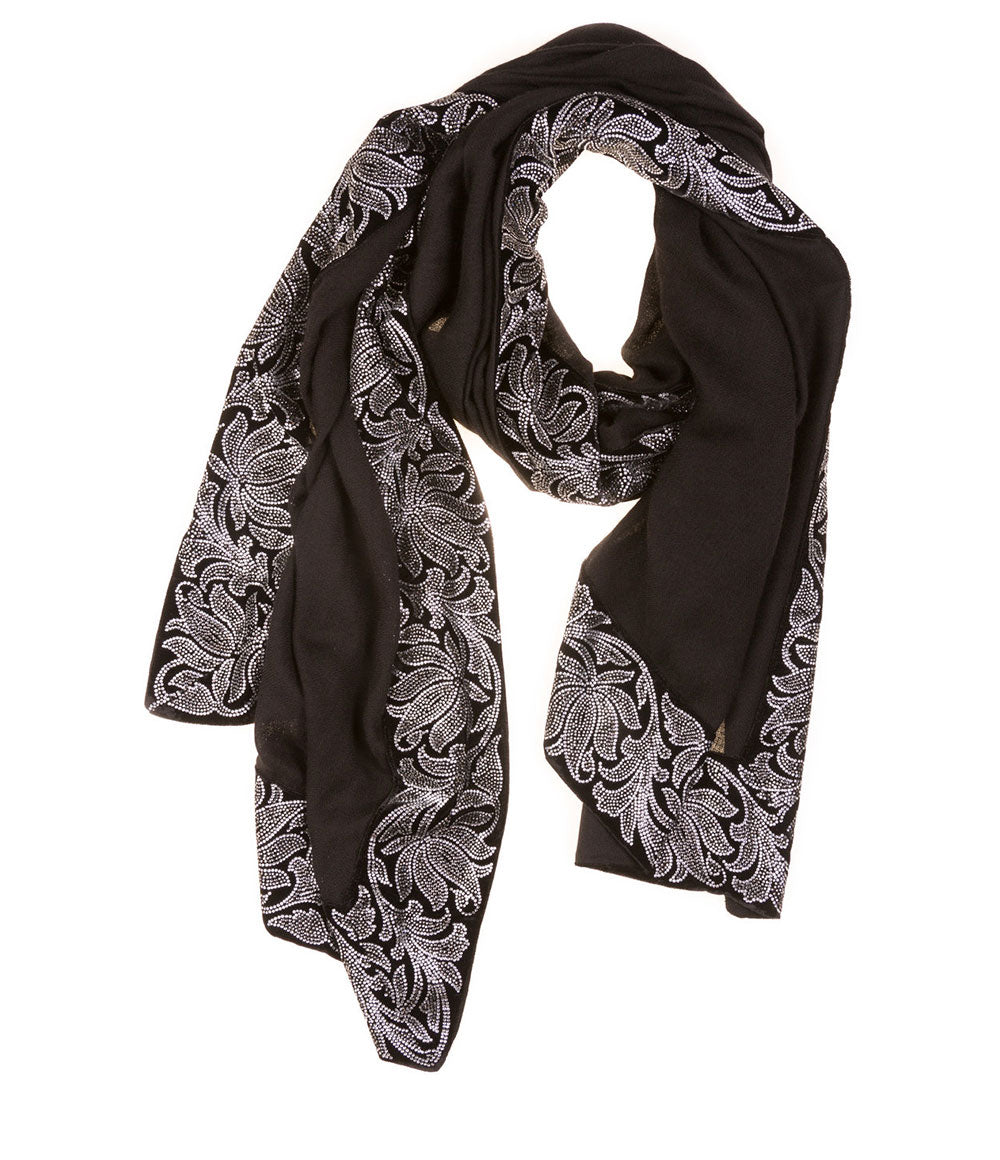 Black Womens shawls - jodirose.com