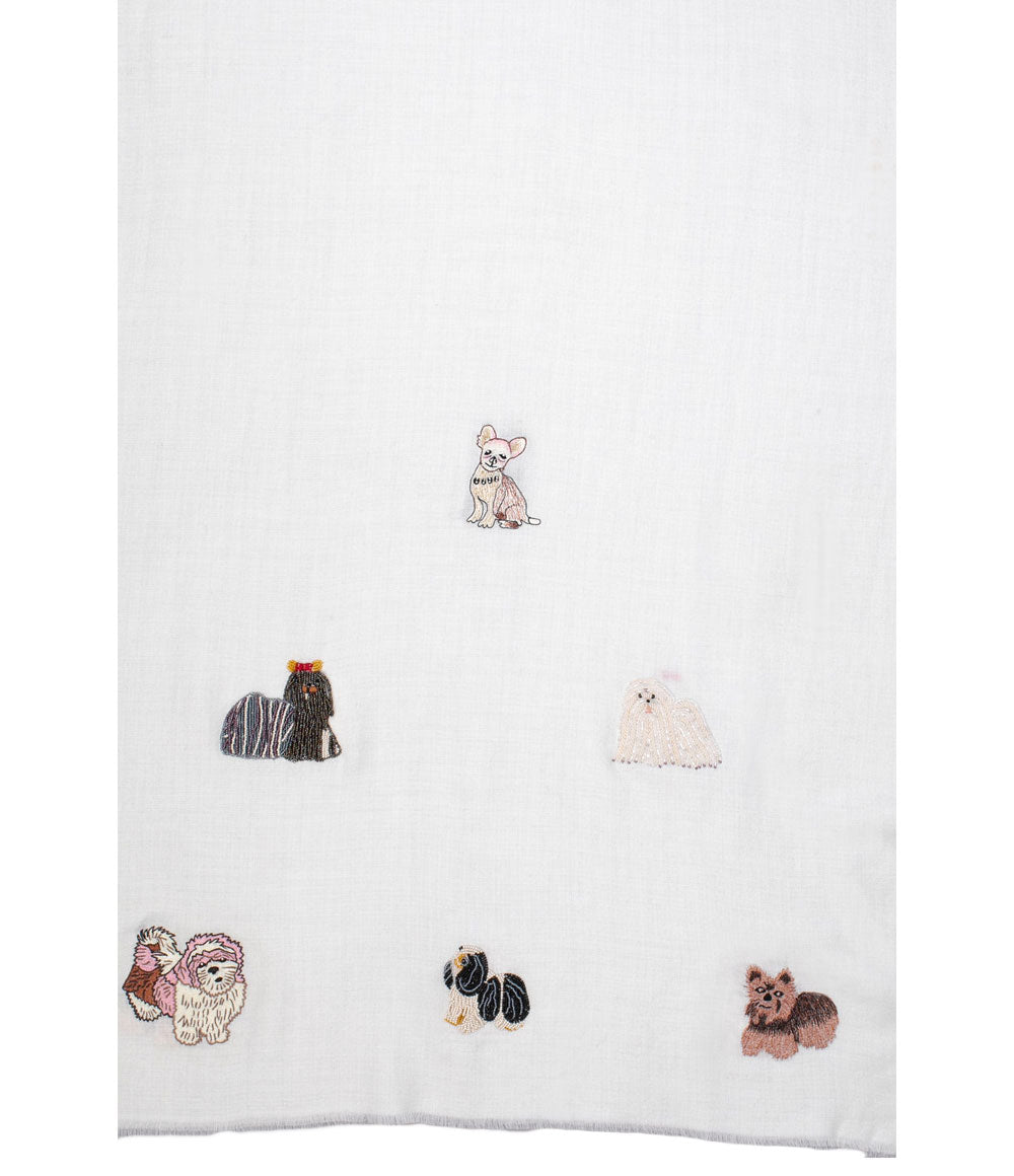 White Womens Shawls - jodirose.com