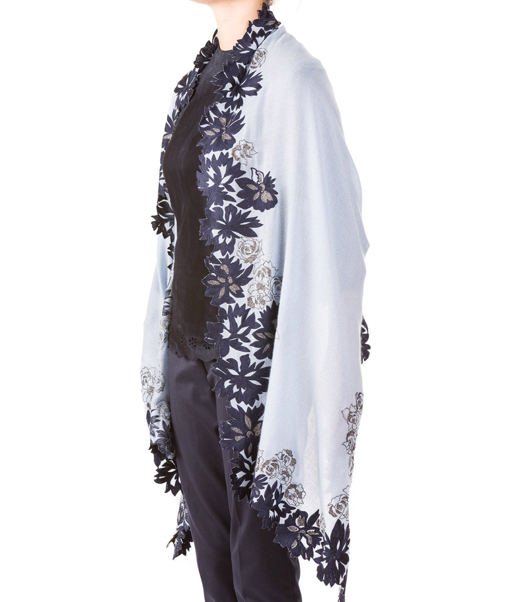 Blue Womens Shawls - jodirose.com