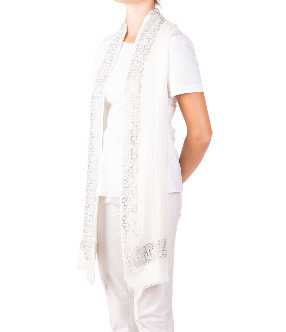 Ivory Womens Shawls - jodirose.com