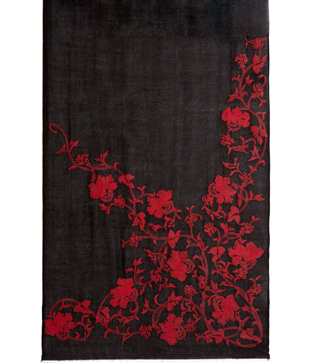 Black Womens shawls - jodirose.com