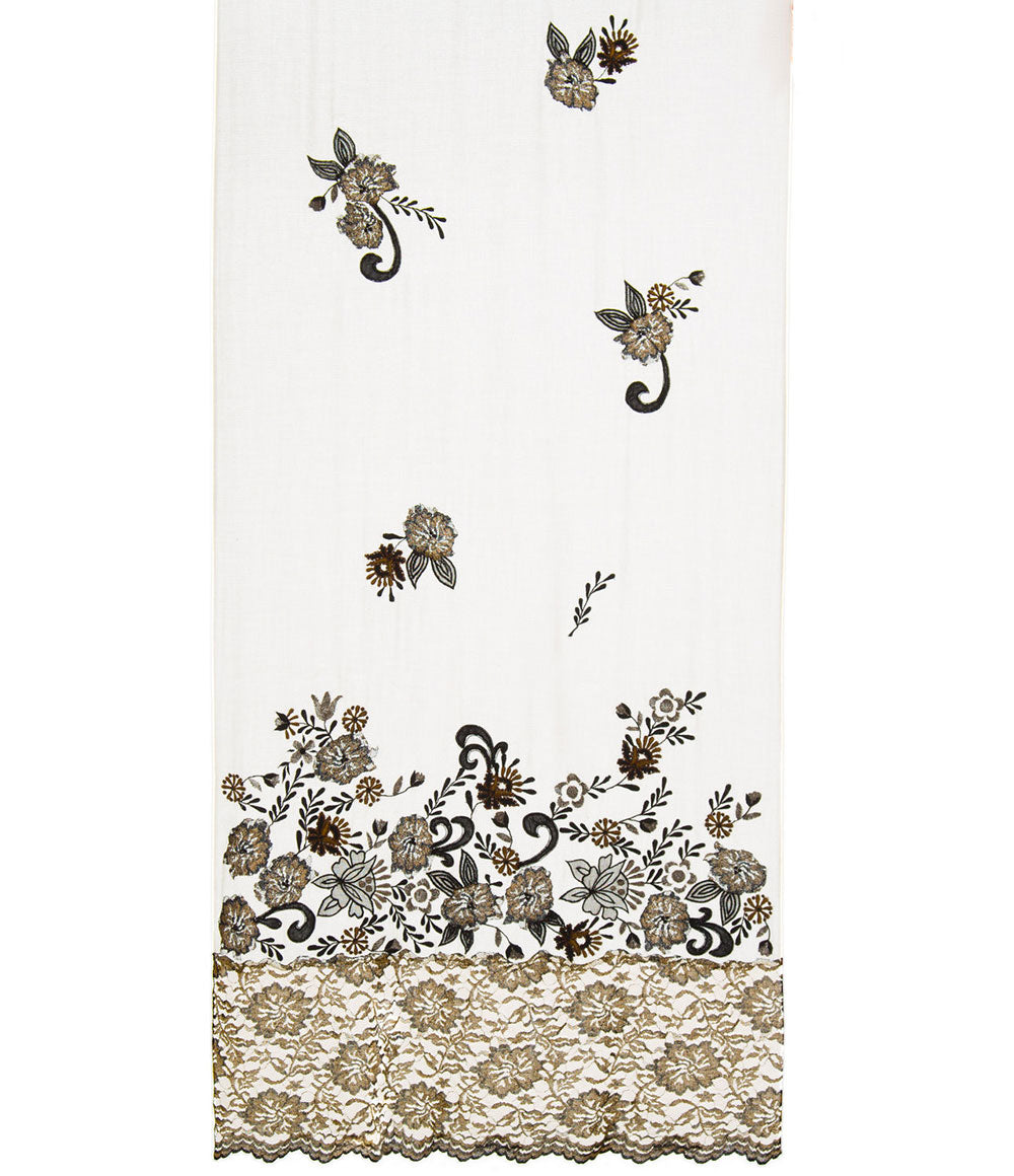 White Womens Shawls - jodirose.com