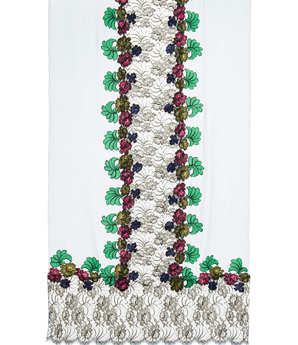 White Womens Shawls - jodirose.com