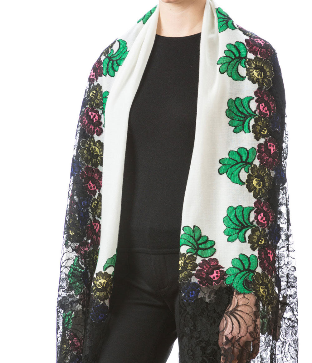 Ivory Womens Shawls - jodirose.com