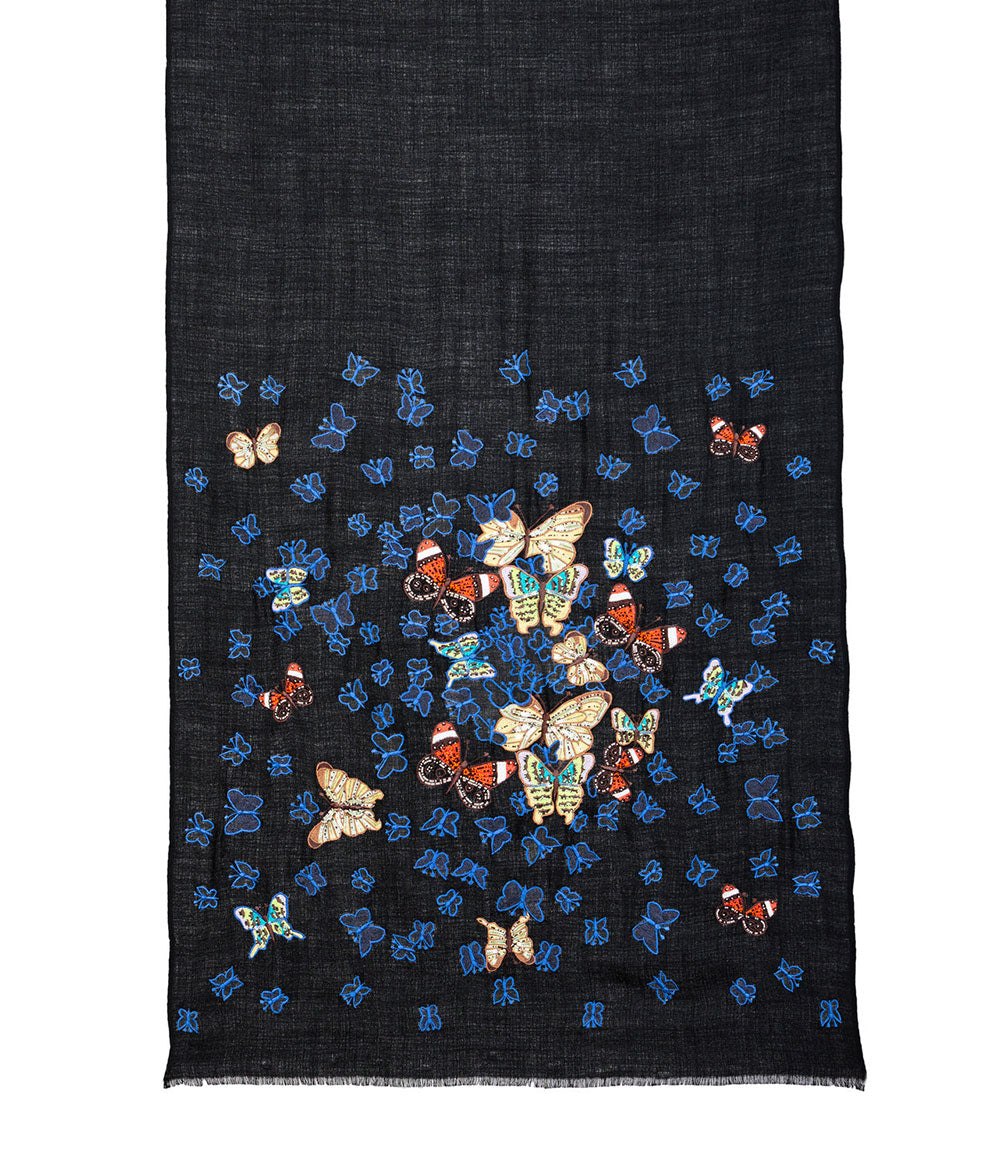 Black Womens shawls - jodirose.com