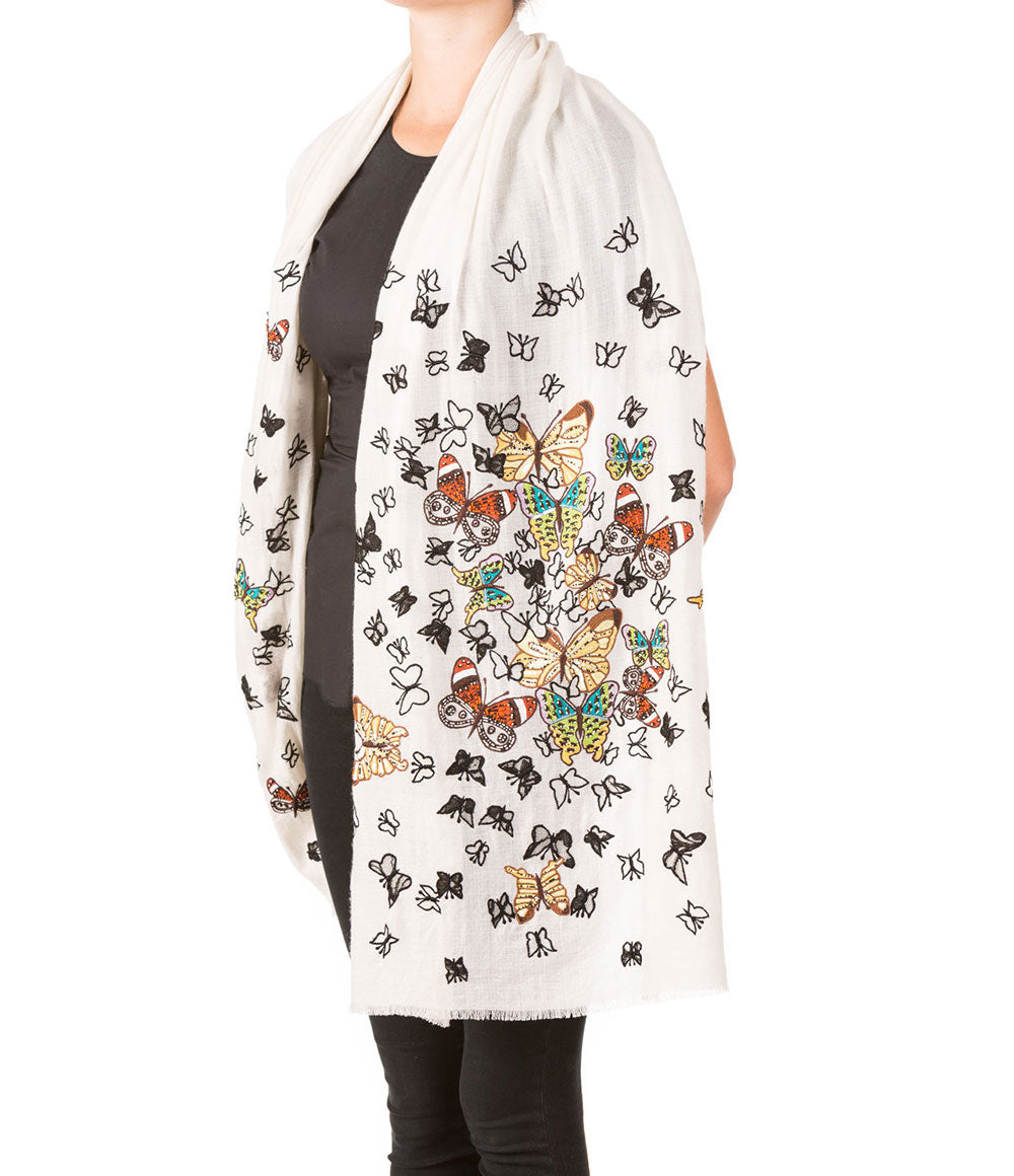 Ivory Womens Shawls - jodirose.com