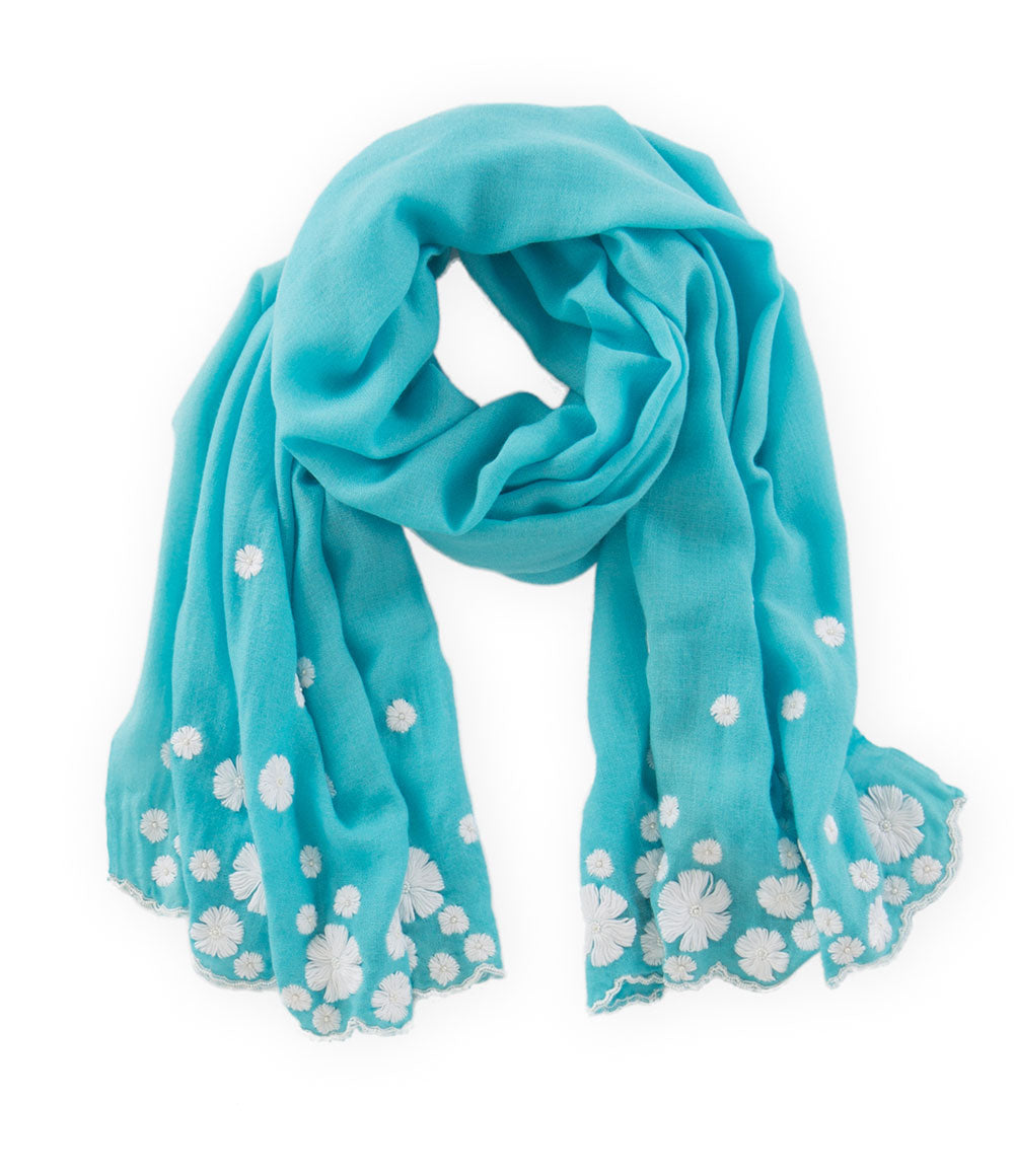 Blue Womens Shawls - jodirose.com