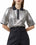 Silver Sequin Polo