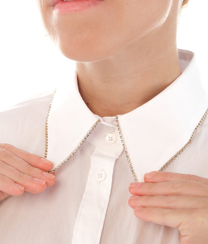 Crystal Border Collar & Cuff