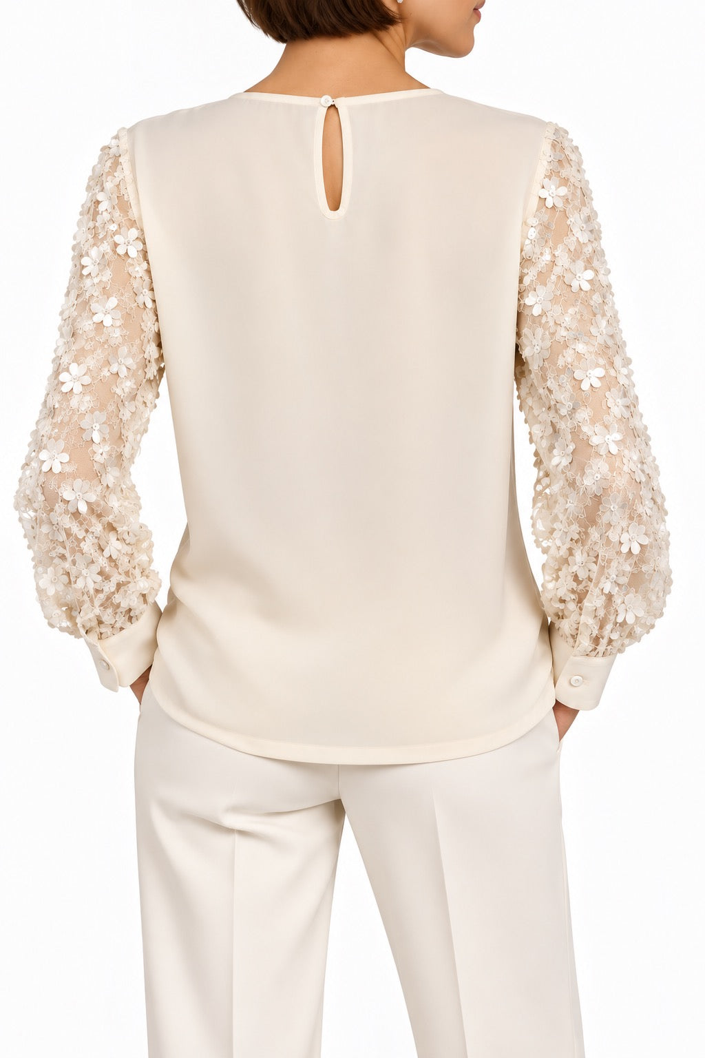 Ivory Petal Sequin