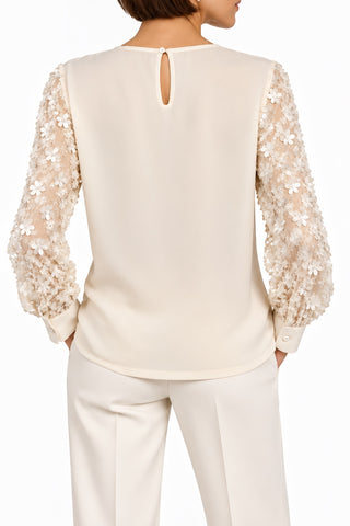 Ivory Petal Sequin